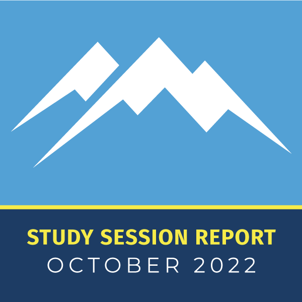 Study Session Report-October 2022