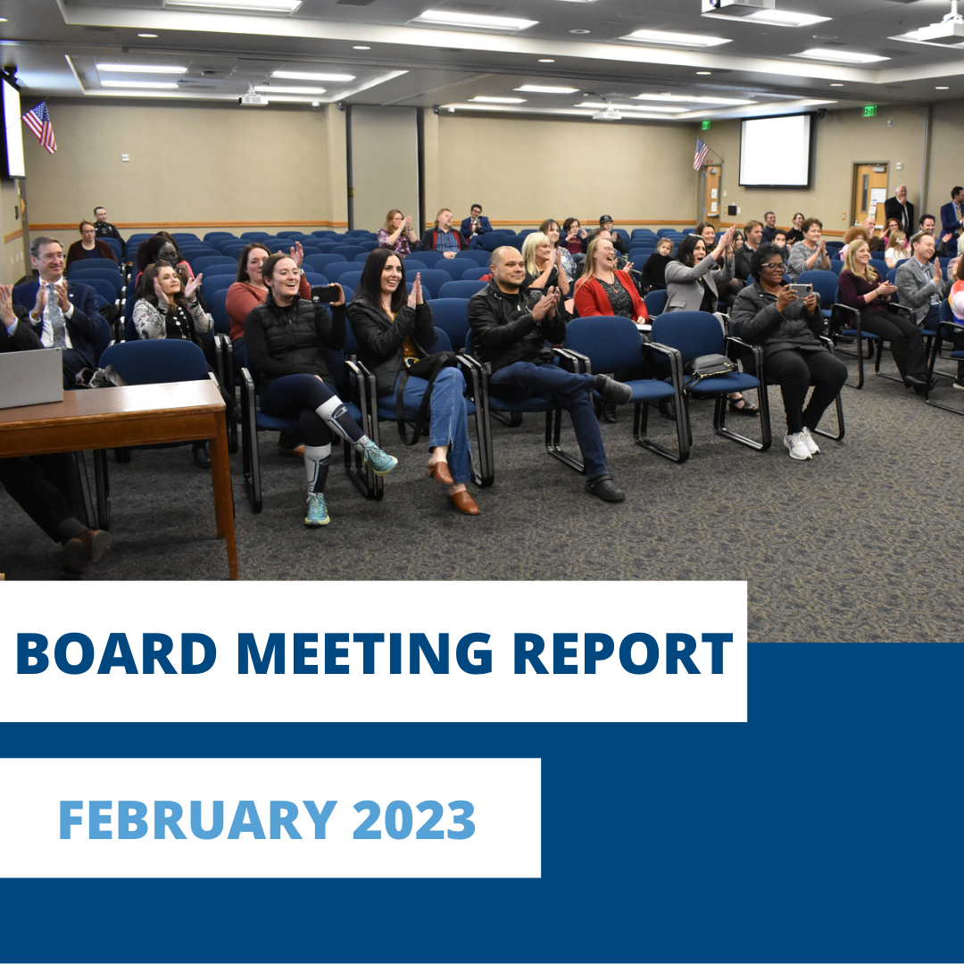 Board Meeting Report – February 2023