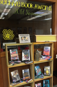 Beehive Book Award Display at Kearns High Library
