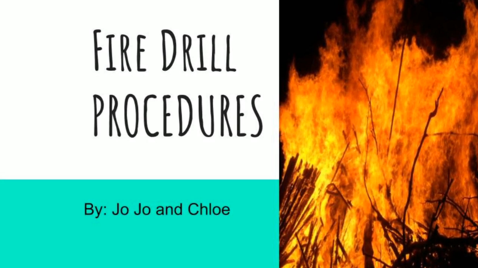 Fire Drill Procedures - Student Production - Screenshot