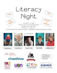 Upcoming Event: Granite Literacy Night