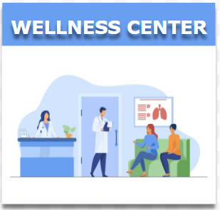 Image linking to wellness center information
