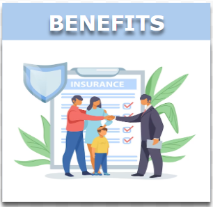 Image linking to benefits information