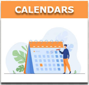 Image linking to calendar schedules