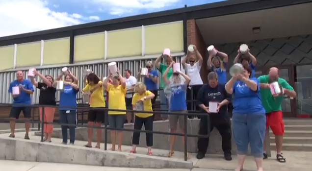 Eastwood Elementary braves Ice Bucket Challenge in support of teacher’s sister