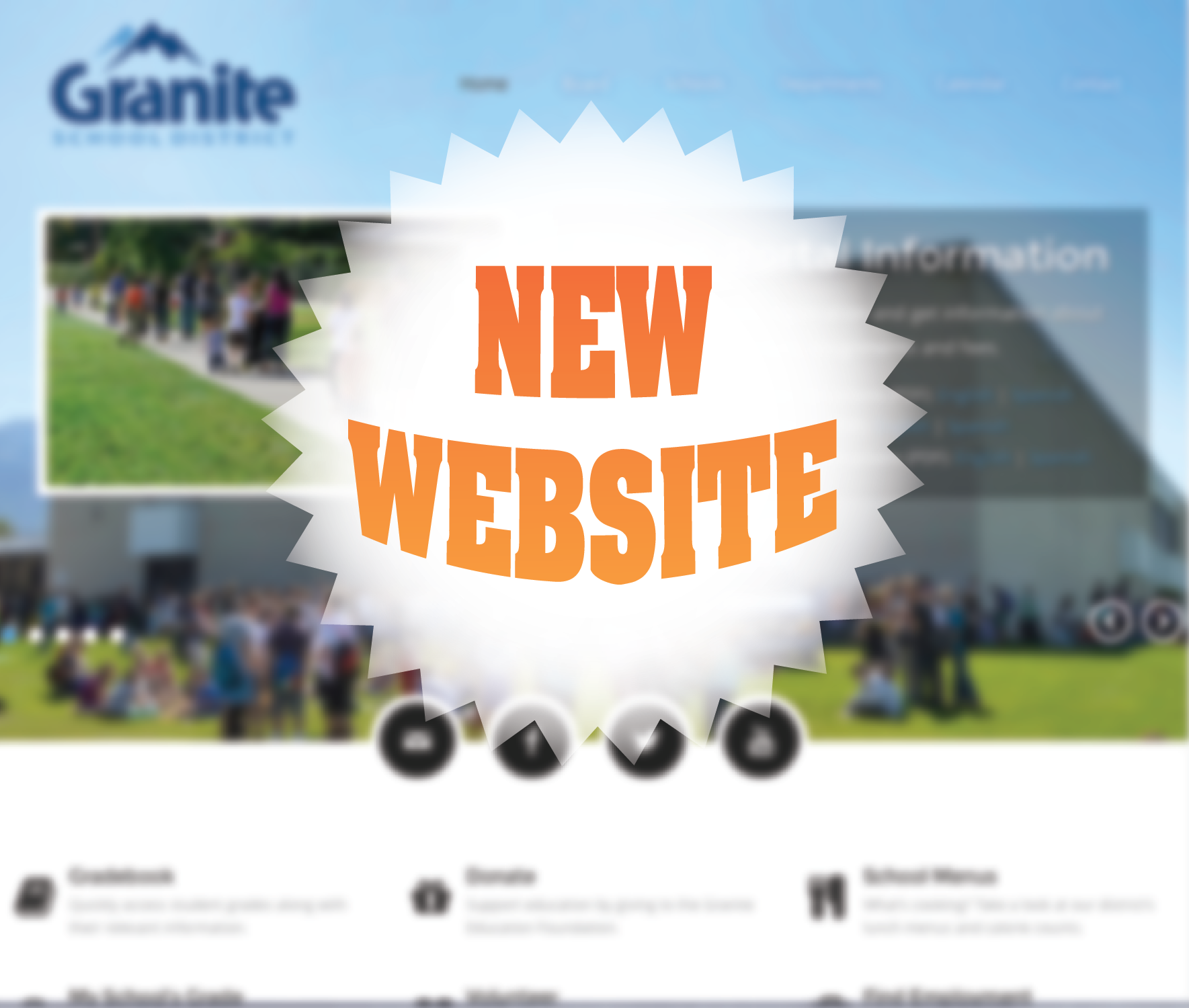 New Granite School District website