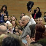 Photo of veteran at Pleasant Green Elementary assembly