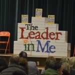 Photo of Leader in Me display at Bennion Elementary