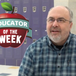 Photo of Ben Owen with Educator of the Week logo