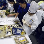 Photo of Future Chefs contestant preparing dish