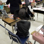 Photo of Bennion Elementary student dressed as historical figure