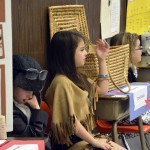 Photo of Bennion Elementary students dressed as historical figures