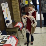 Photo of Bennion Elementary student dressed as historical figure