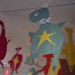 Photo of Dr. Seuss Day decorations at Moss Elementary