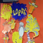 Photo of Dr. Seuss Day decorations at Moss Elementary