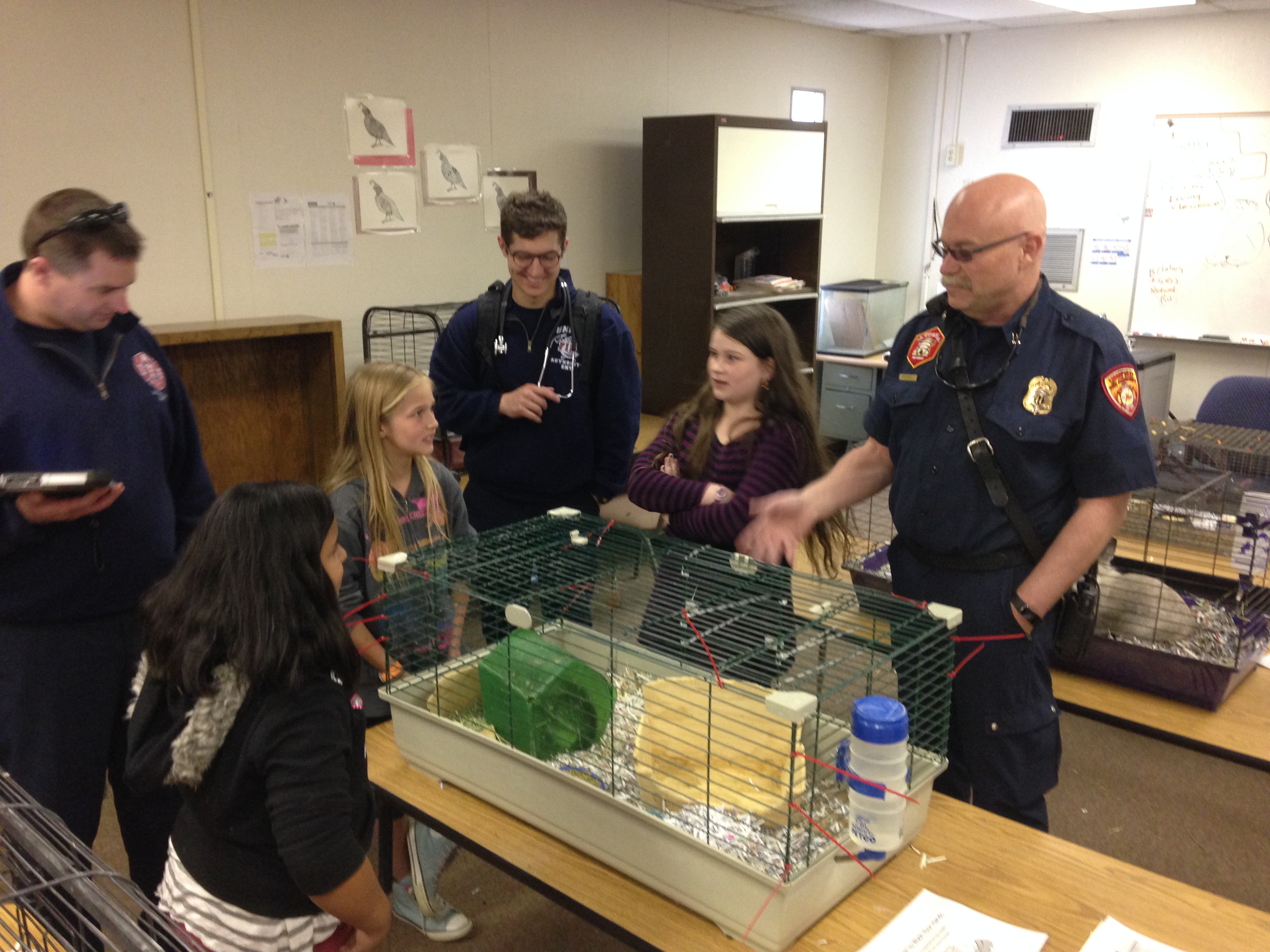 Fremont students say ‘Thank You’ to firefighters who rescued school’s animals