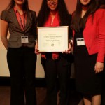 Photo of Skyline High students receiving Language Competition award
