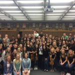 Photo of Cottonwood High band and choir members