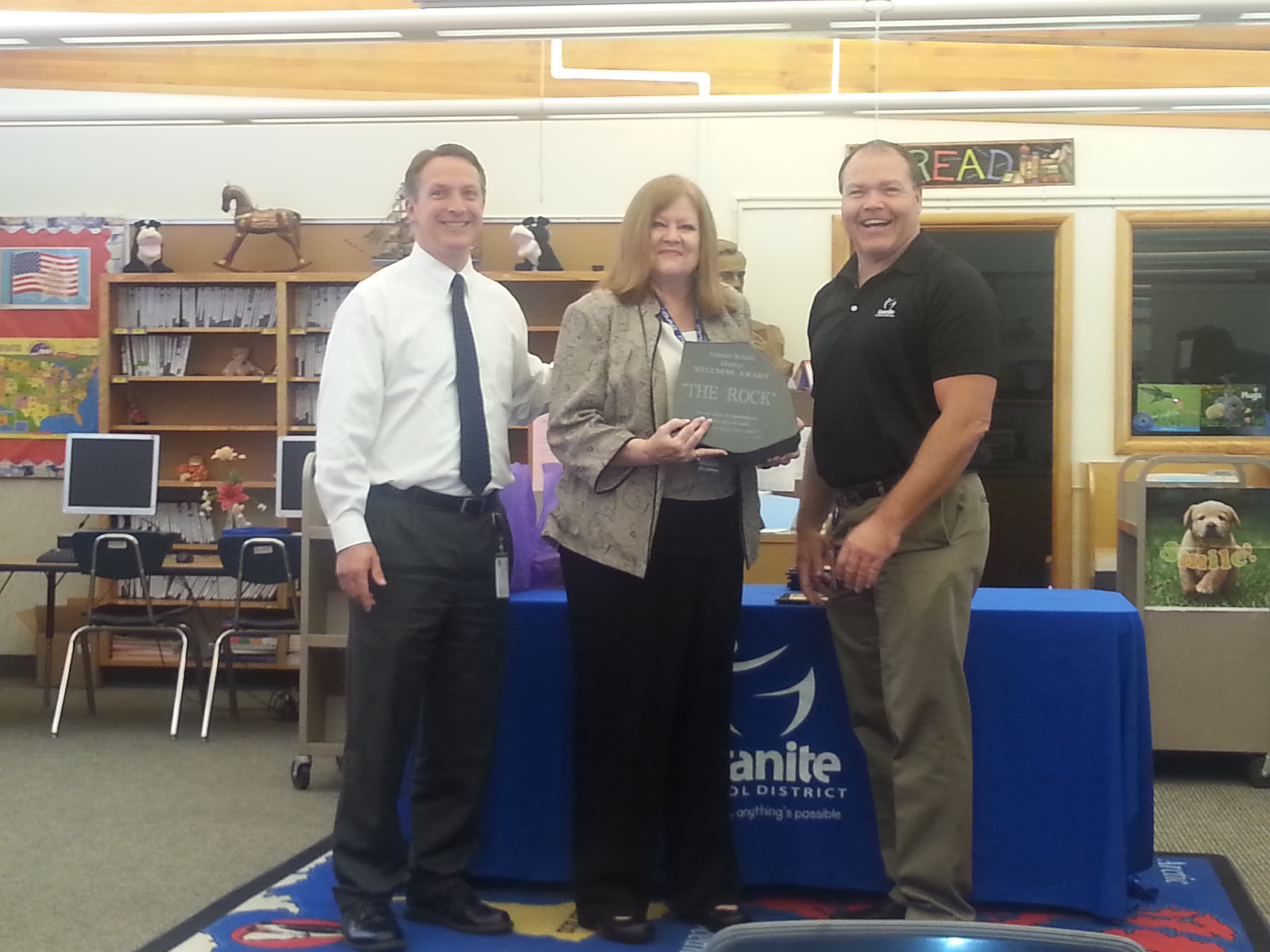 Lake Ridge Elementary wins ‘The Rock’ in Wellness Challenge
