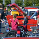 Photo of family at Rods, Hogs and Rigs fundraiser