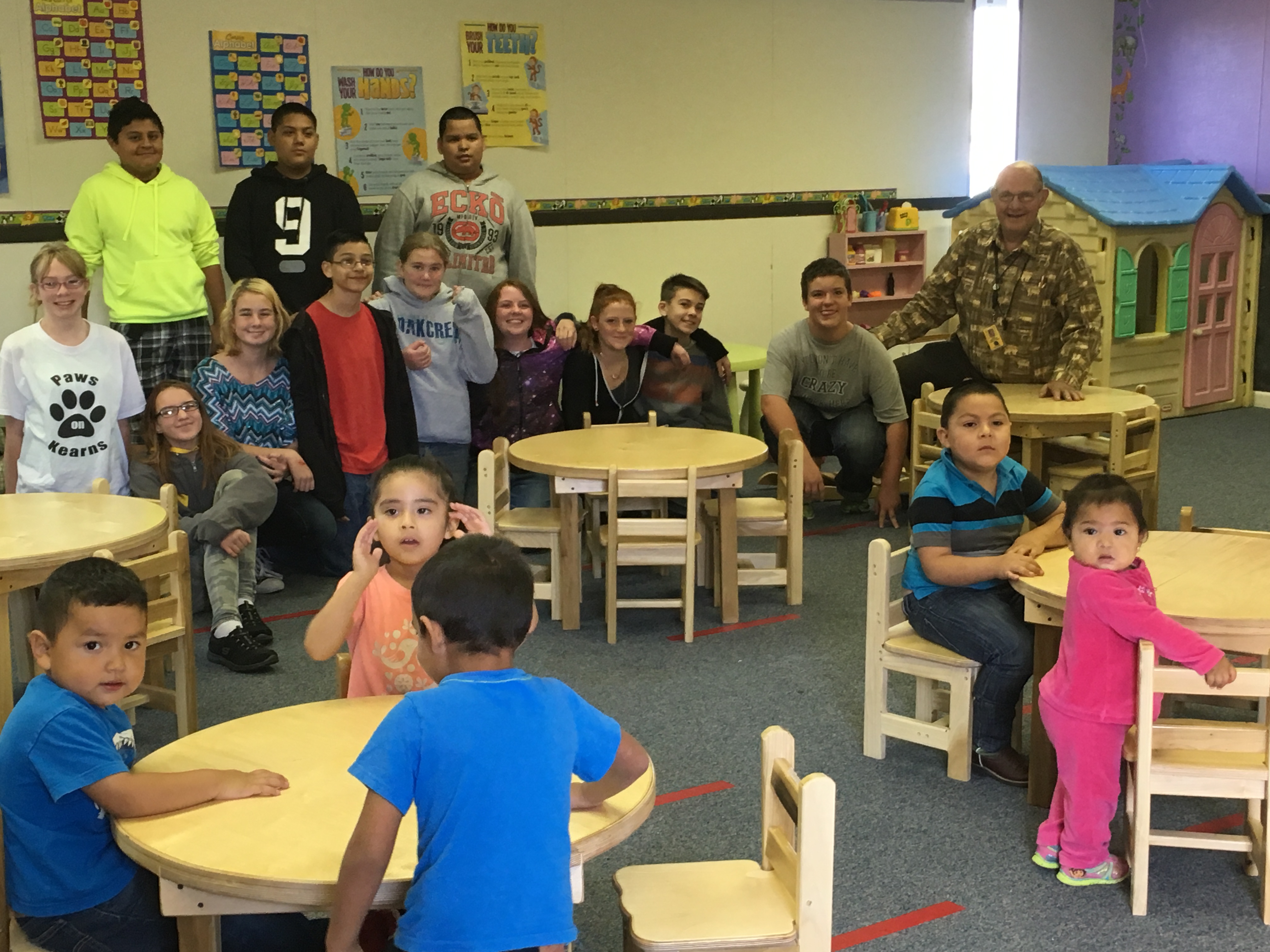 After school project leads to new furniture for day care