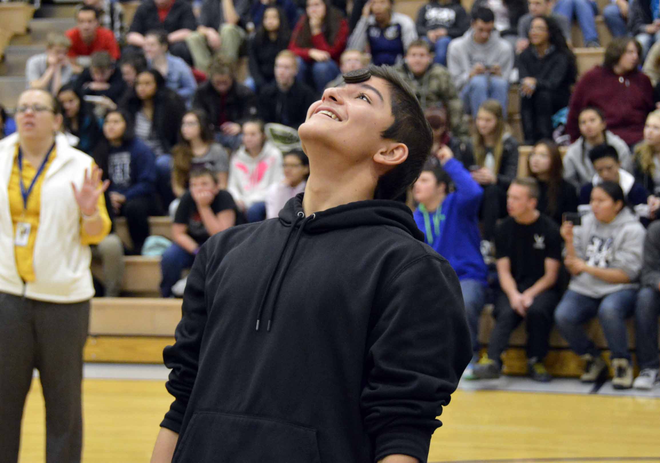 Photos: Hunter High students compete to win car donated by teacher