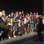 Photo of participants receiving Utah History Day awards