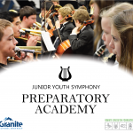 Advertisement for Junior Youth Symphony Preparatory Academy