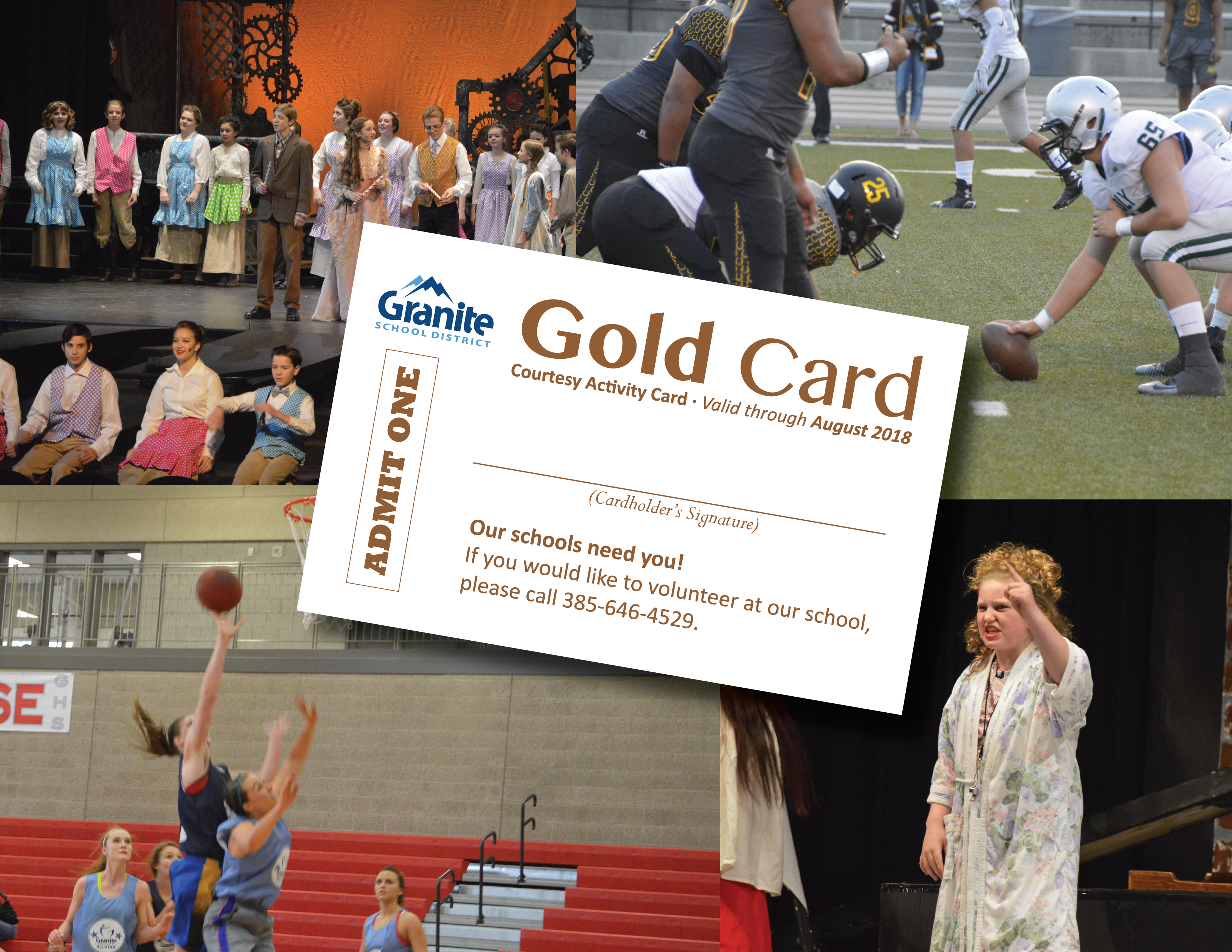 Gold Card offers senior citizens free or reduced admission to school events