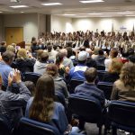 Bennion Elementary students sing song at board meeting