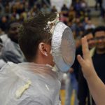 Hunter High teacher receives a pie to the face