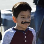 West Kearns student shows off painted mustache