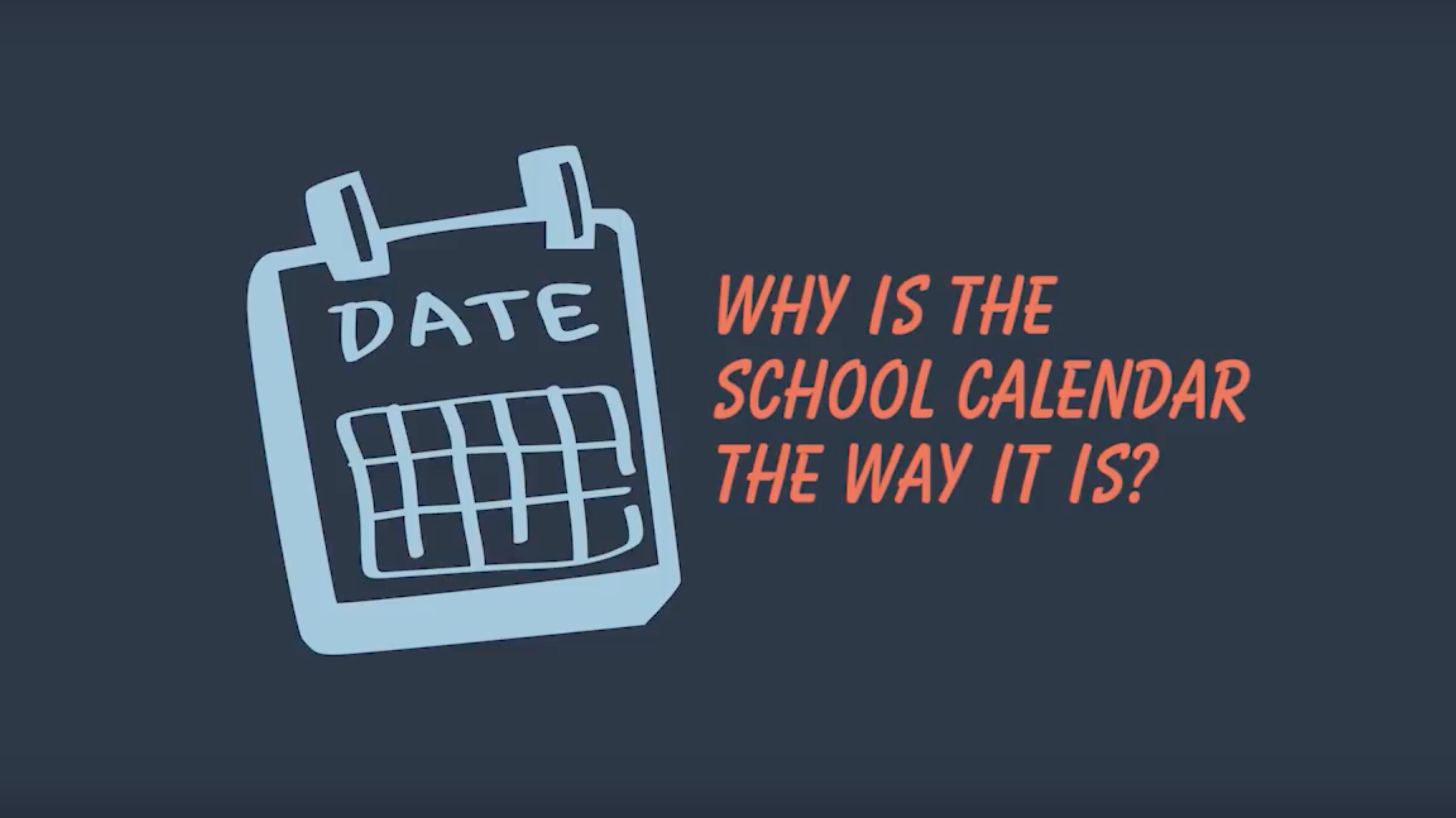 School year calendar explained