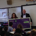 Teacher receives Excel Award in classroom