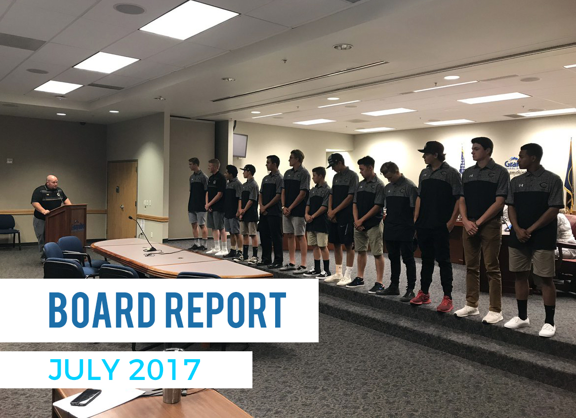 Board Report – July 2017