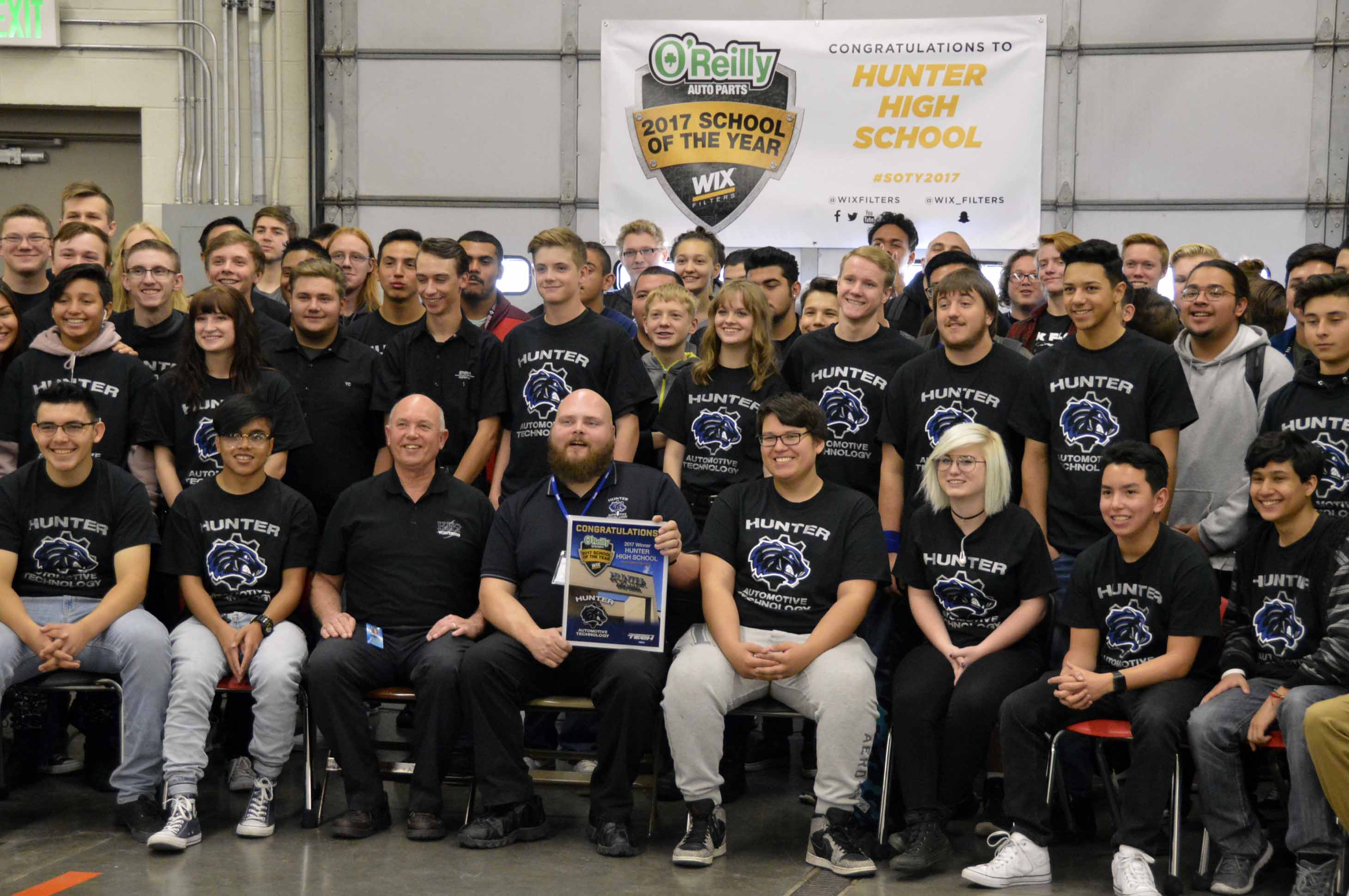 Hunter High named national School of the Year for auto program