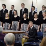 Taylorsville madrigals perform at board meeting