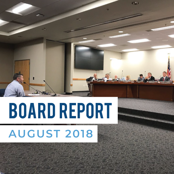 Board Report – August 2018