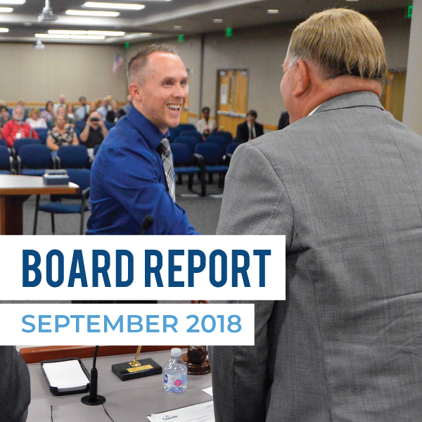 Board Report – September 2018