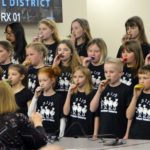 Rosecrest Elementary choir performs during board meeting
