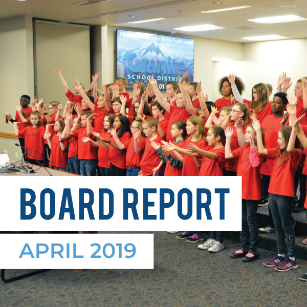 Board Meeting Report – April 2019