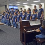 Taylorsville Madrigals perform at board meeting