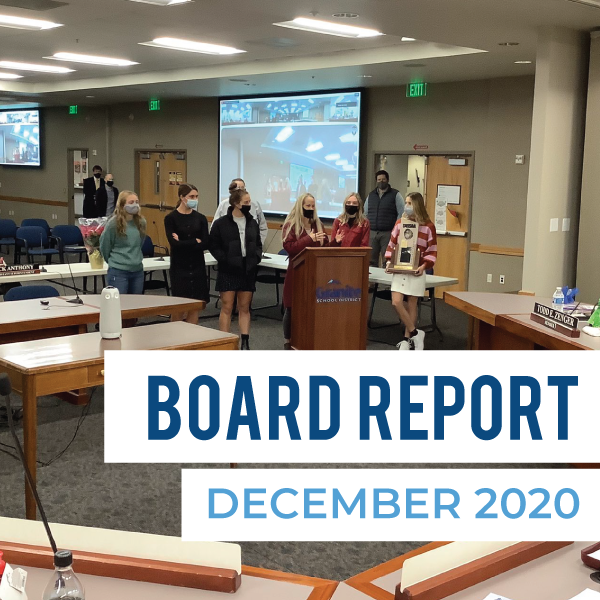 Board Meeting Report – December 2020