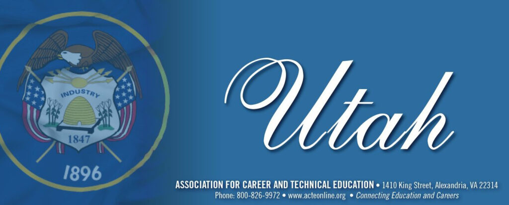 UACTE logo and Utah state seal