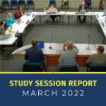 Screenshot of March 2022 Study Session. Text: Study Session Report March 2022