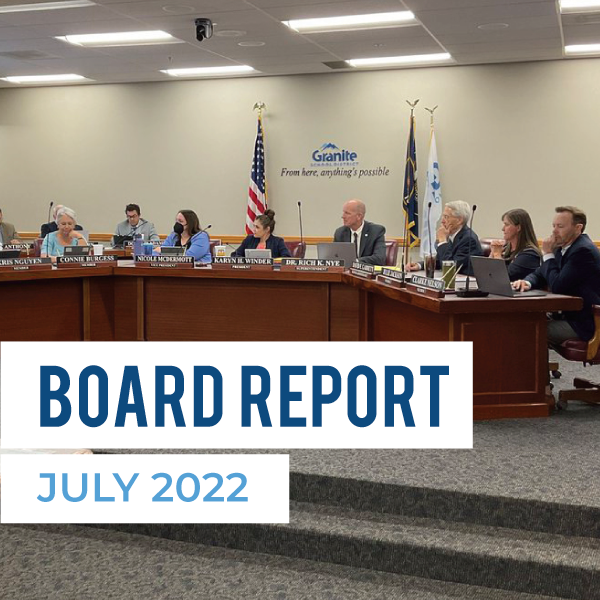 Board Meeting Report – July 2022