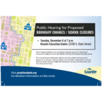 Public Hearings for Proposed Boundary Changes / School Clousers