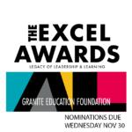 The Excel Awards - LEGACY OF LEADERSHIP & LEARNING - NOMINATIONS DUE WEDNESDAY NOV 30