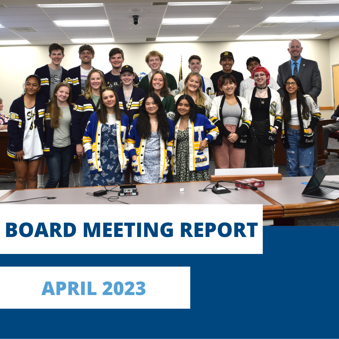 Board Meeting Report – April 2023
