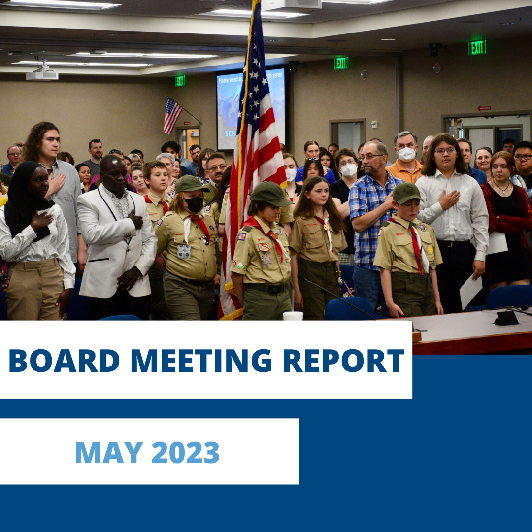 Board Meeting Report – May 2023